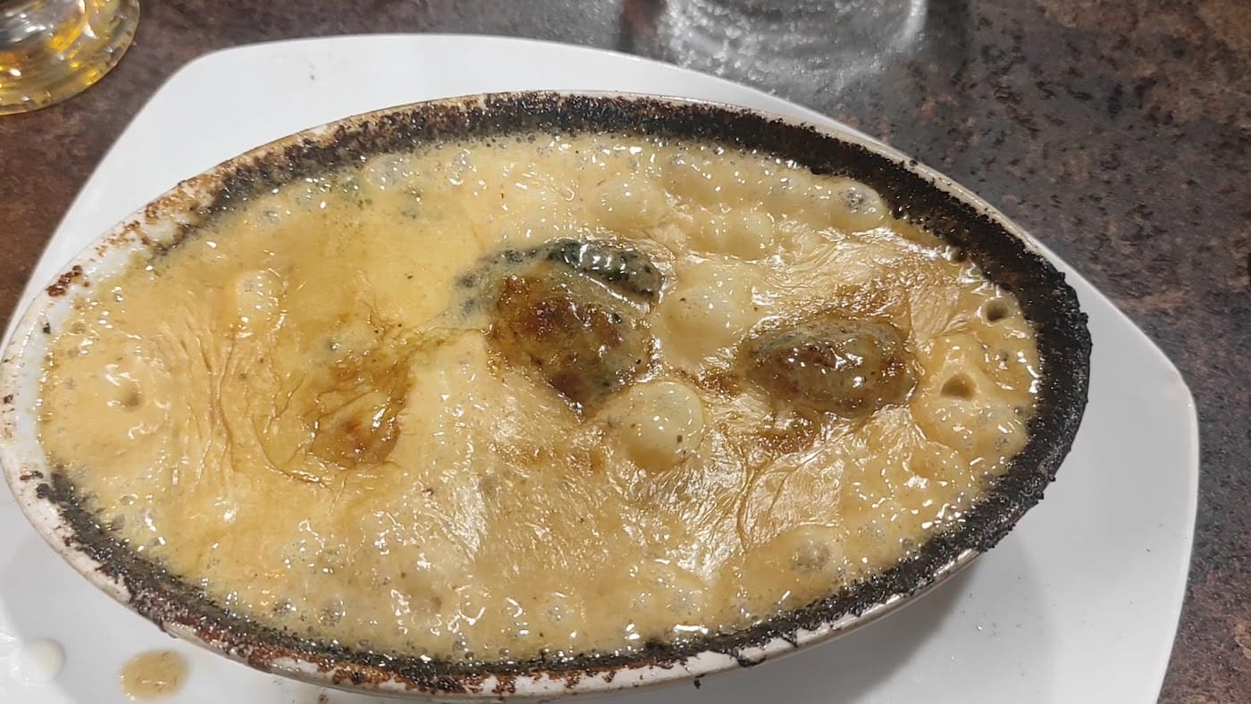 Gratin doré du bouchon